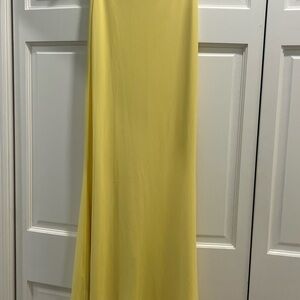 AFRM Tegan Maxi Skirt in buttercup - XS